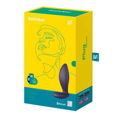 Satisfyer Power Plug - анальный плаг с вибрацией (управление через приложение)